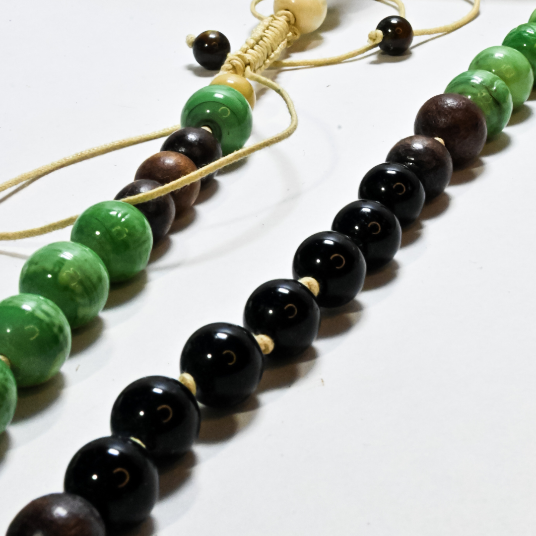 Leaflight beaded necklace