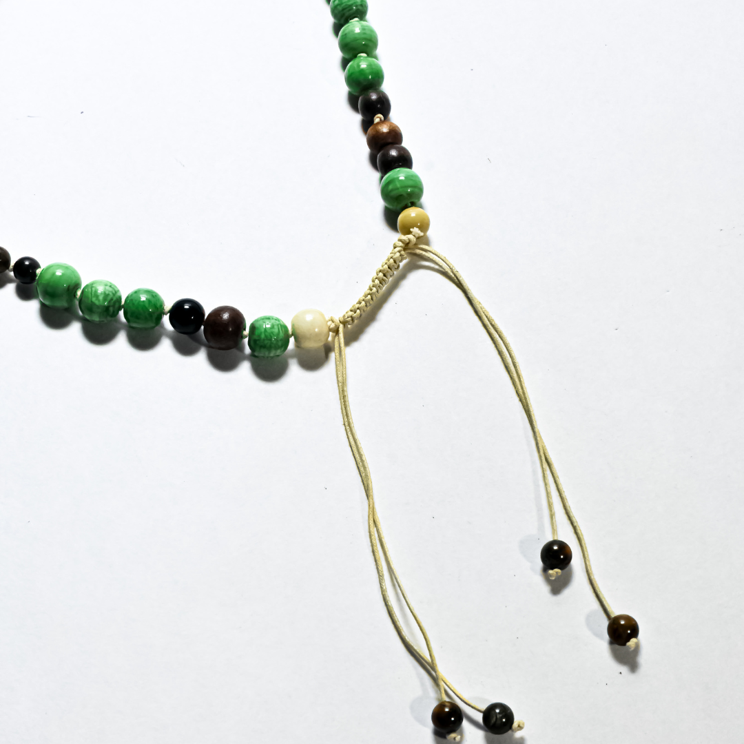 Leaflight beaded necklace