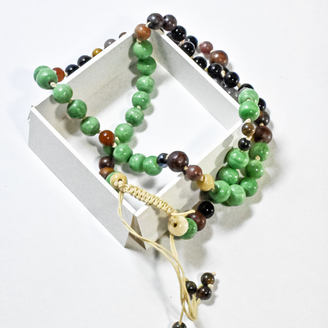 Leaflight beaded necklace