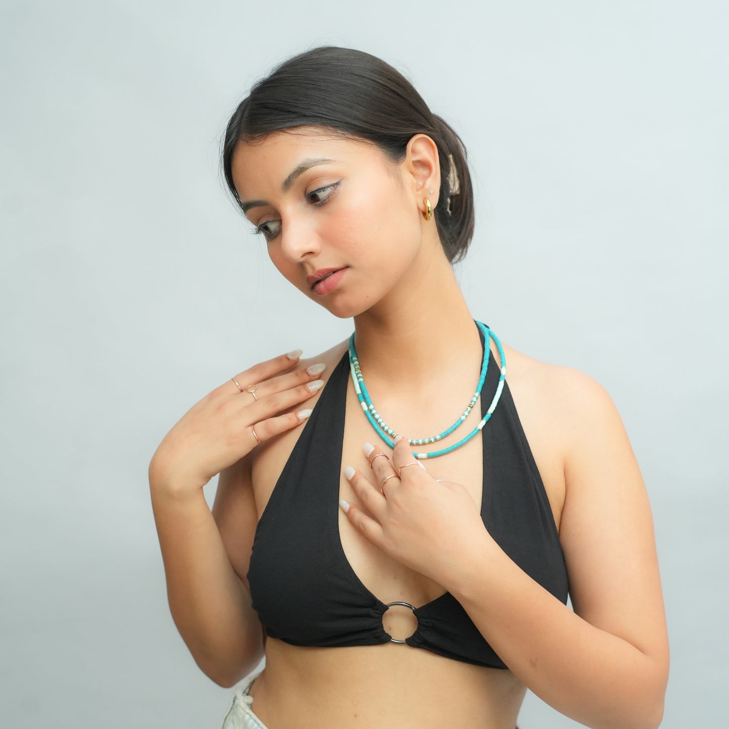 Sea Whisper Beaded Necklace