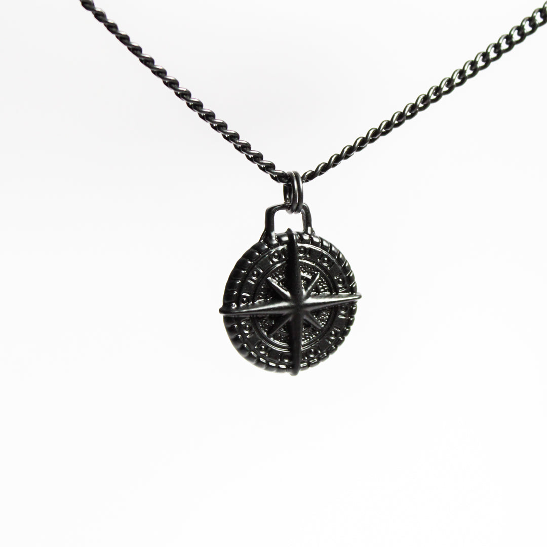 Black Compass Neckalce