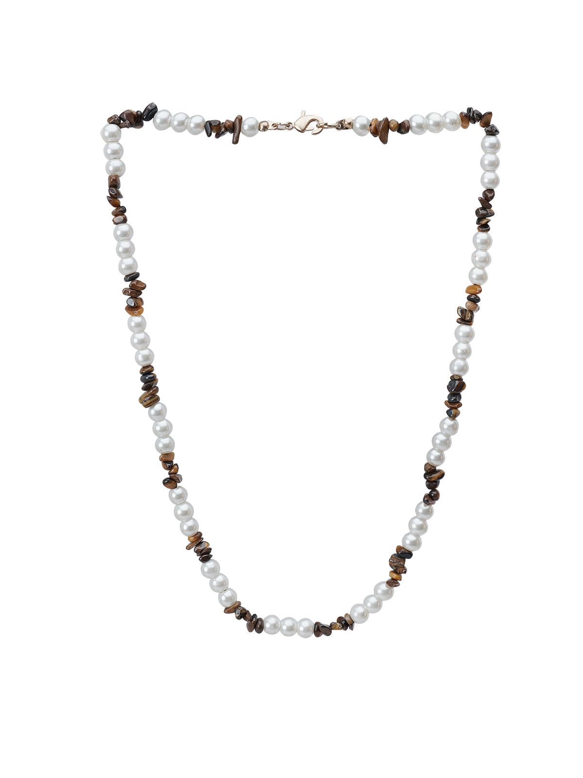Mocha Pearl Duo Necklace