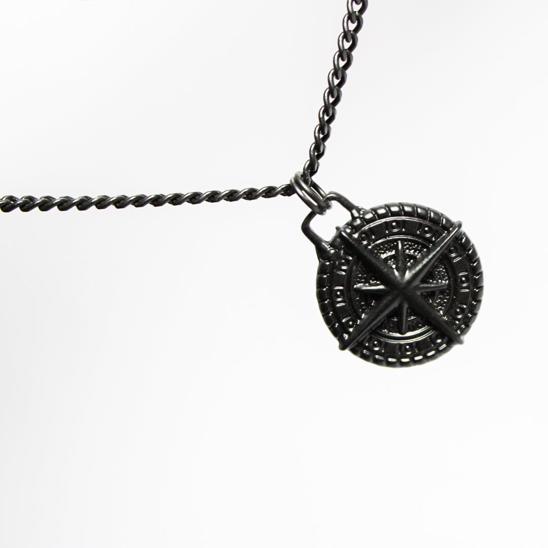 Black Compass Neckalce