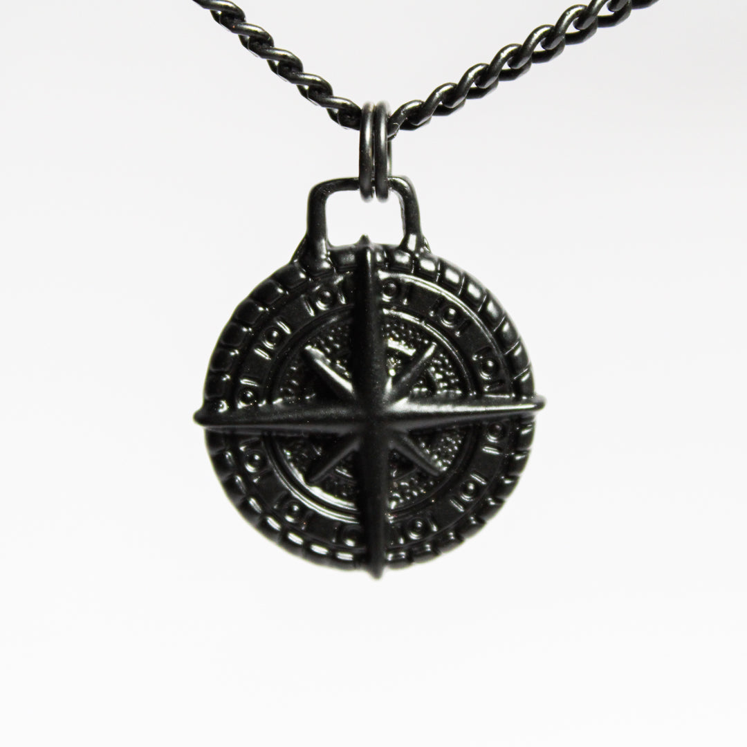 Black Compass Neckalce
