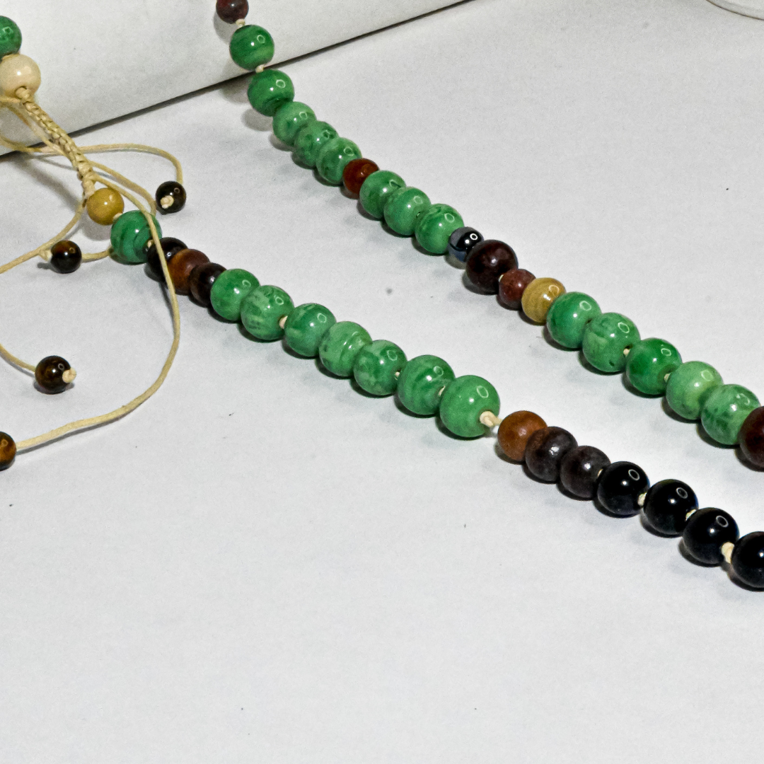 Leaflight beaded necklace