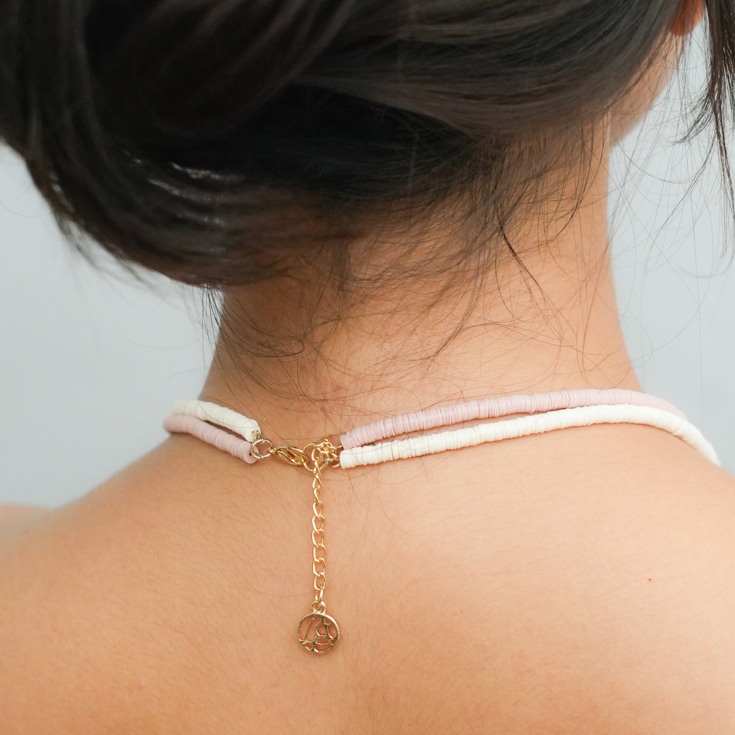 Rosy Horizon Beaded Necklace