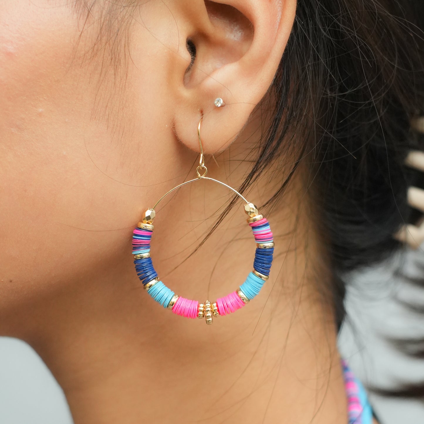 Color Splash beaded earrings