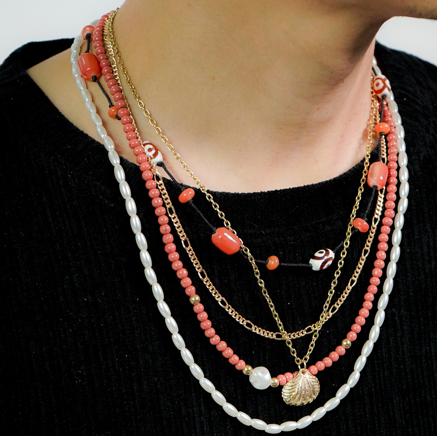Tide & Tangle layered necklace (5 Layer)