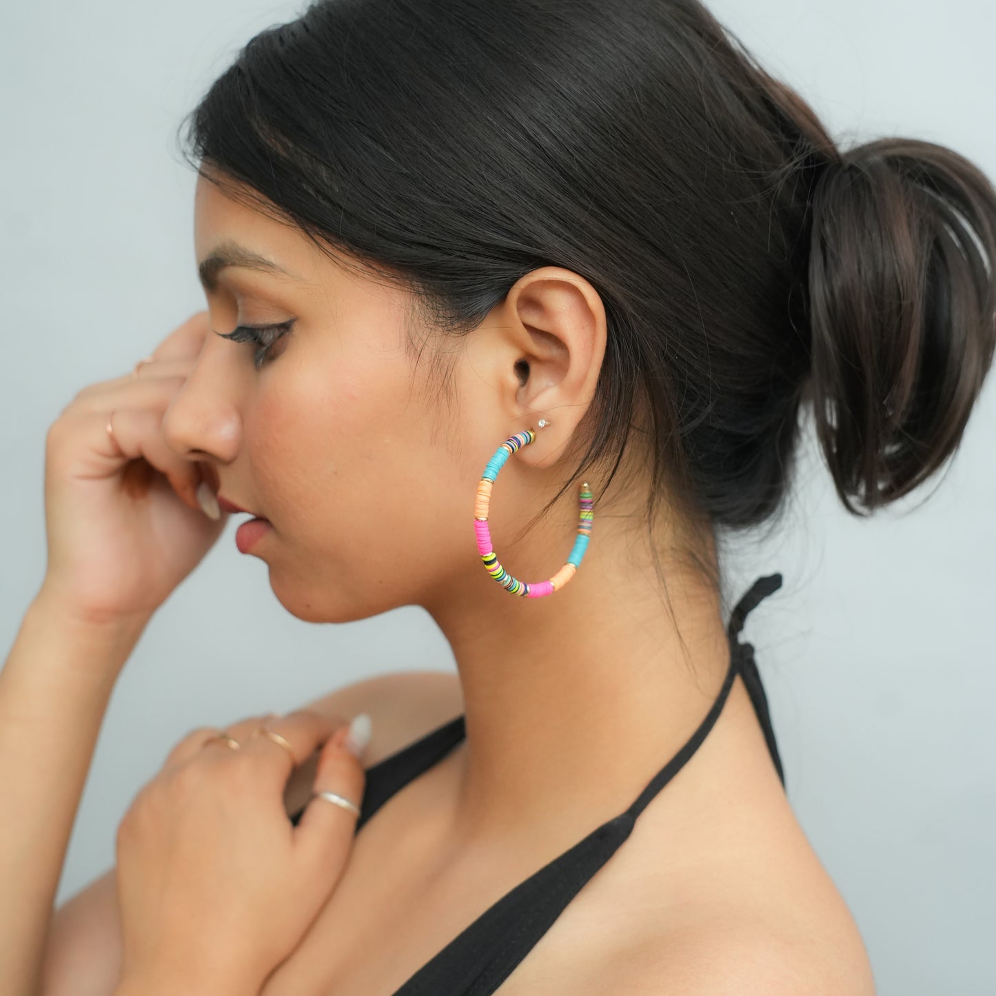 Rainbow beads Earrings