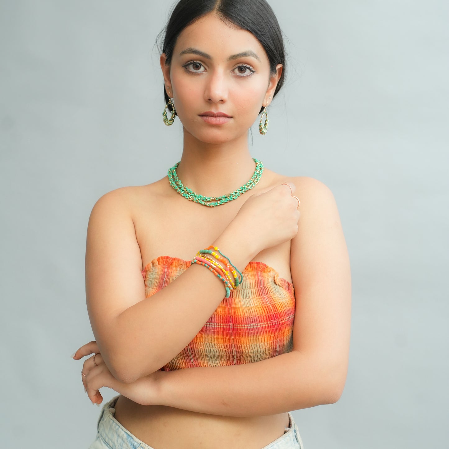 Mint Mirage Twirl Necklace