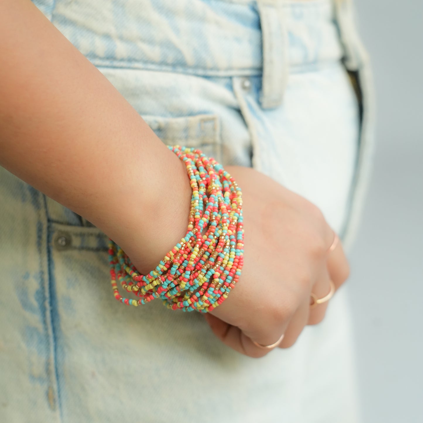 Spring Sprinkles Beaded Bracelet
