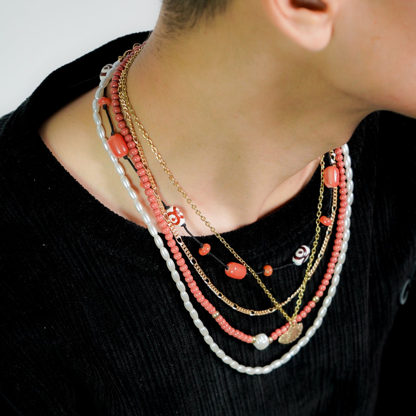 Tide & Tangle layered necklace (5 Layer)