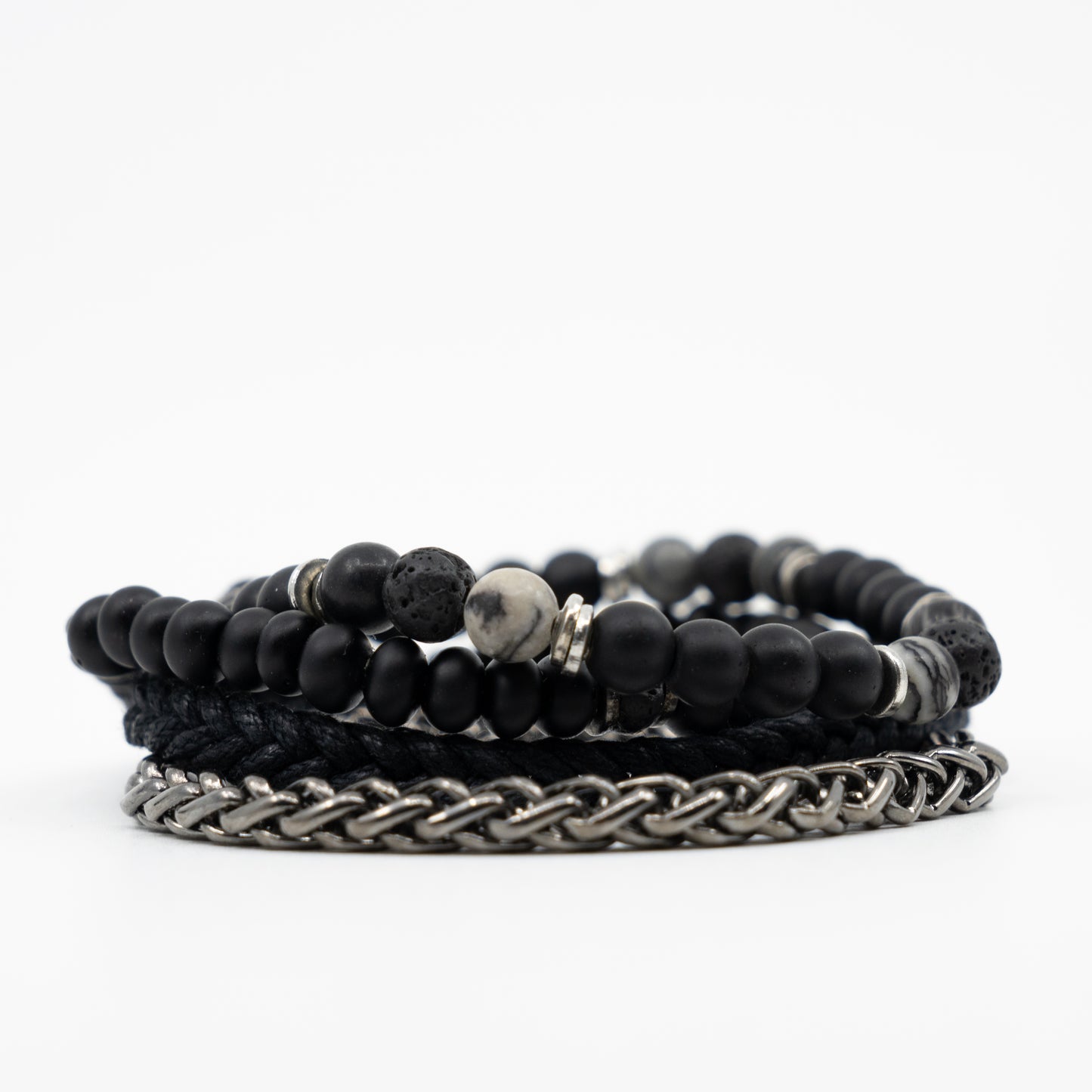 Dark horizon Stack Bracelet