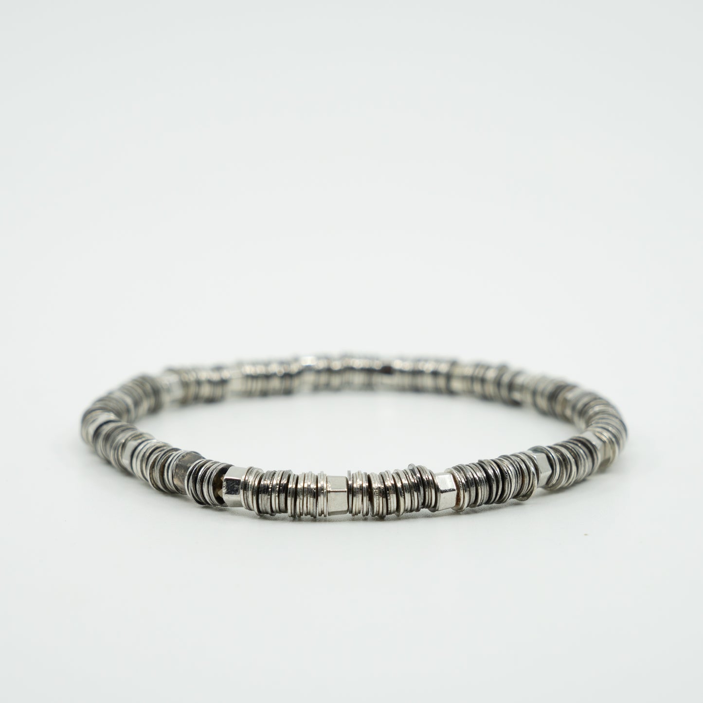 Silver Cascade Bracelet Stack