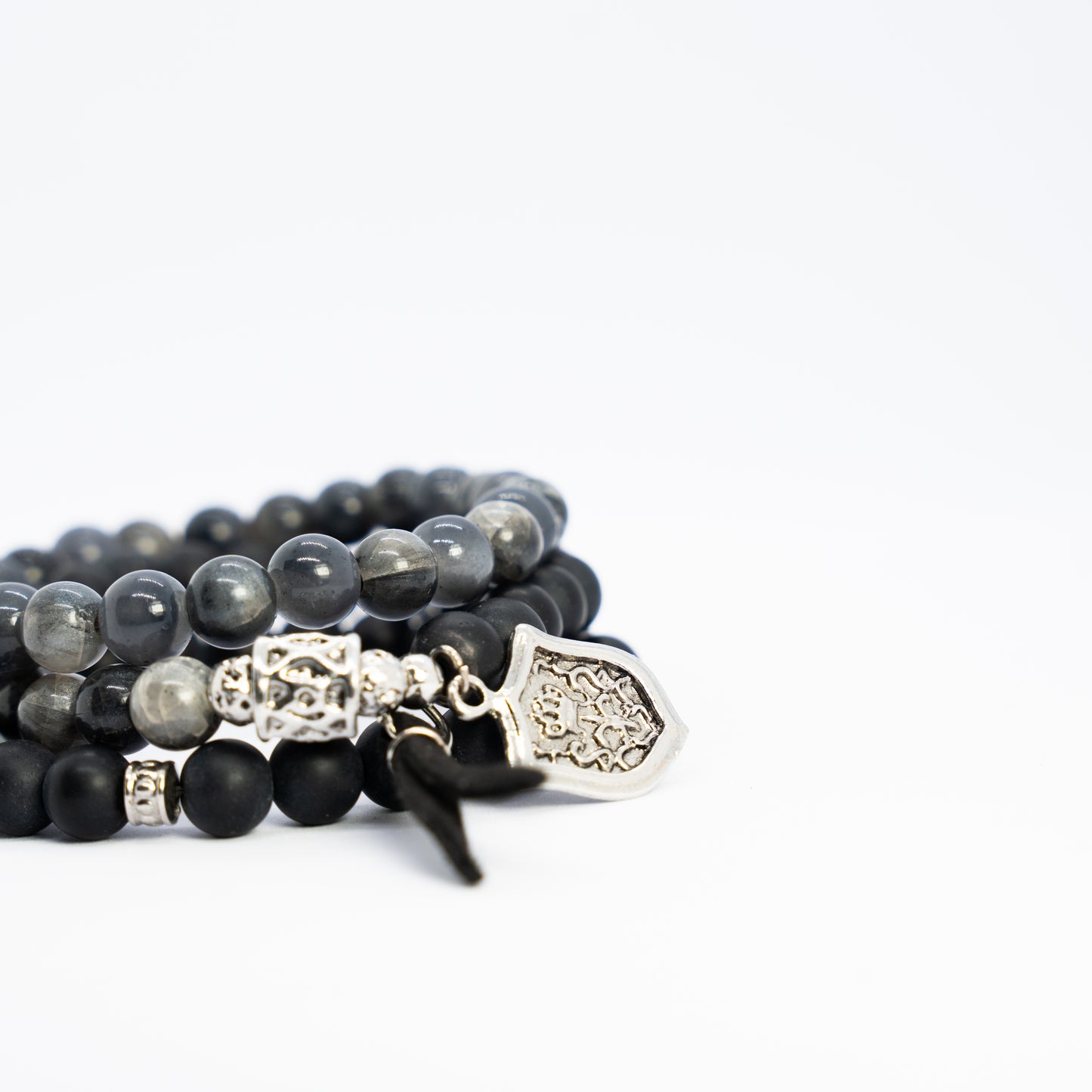 Silver Eclipse Bracelet Stack