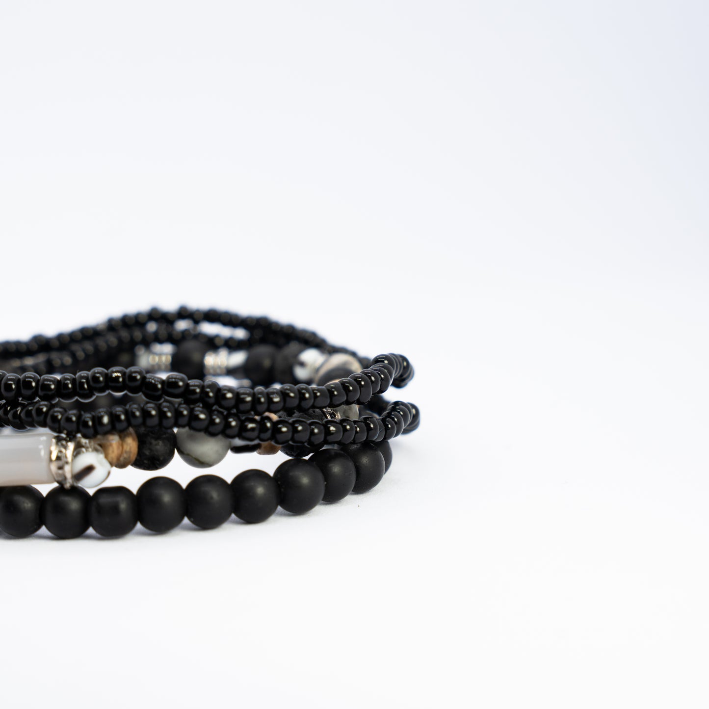 Neon Steel Bracelet Stack