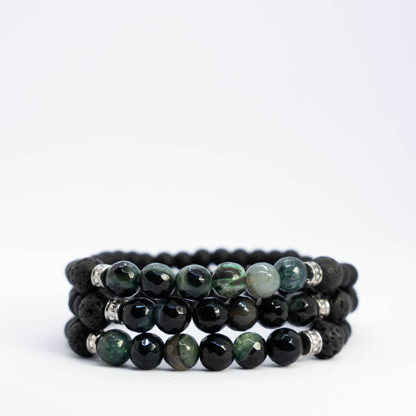 Midnight Moss Bracelet Stack