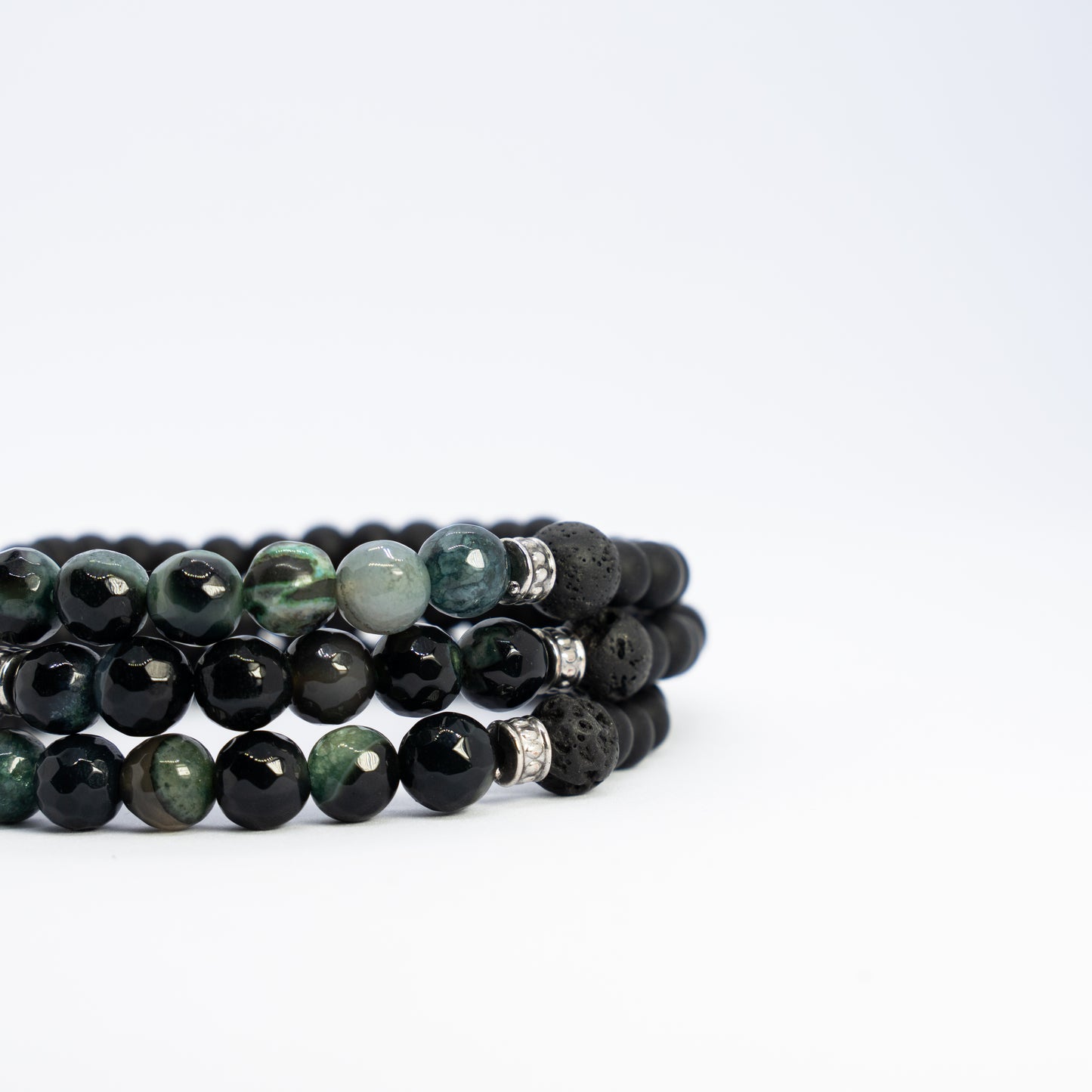 Midnight Moss Bracelet Stack