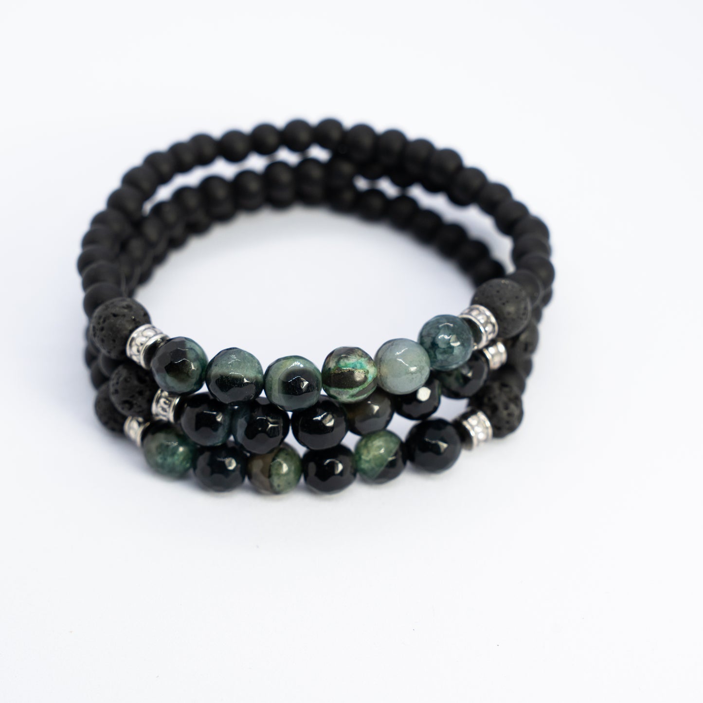 Midnight Moss Bracelet Stack