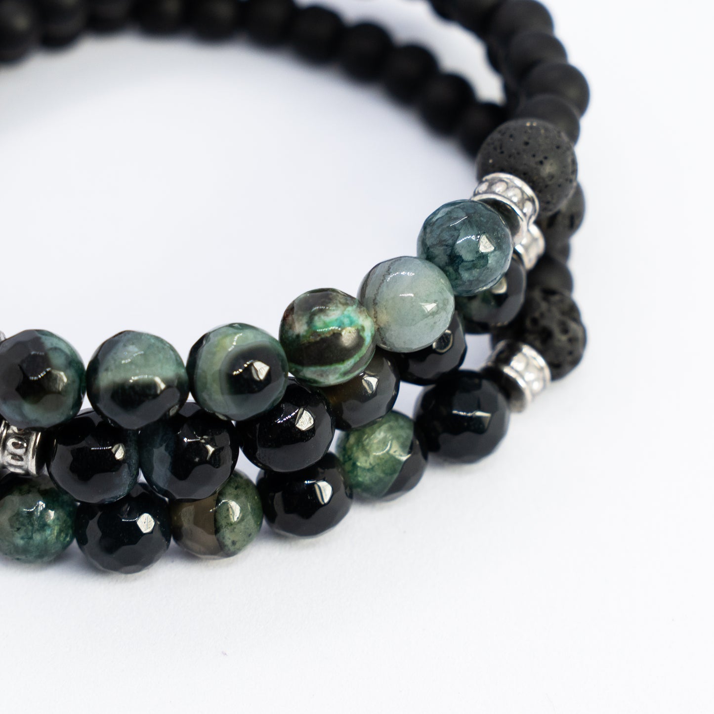 Midnight Moss Bracelet Stack