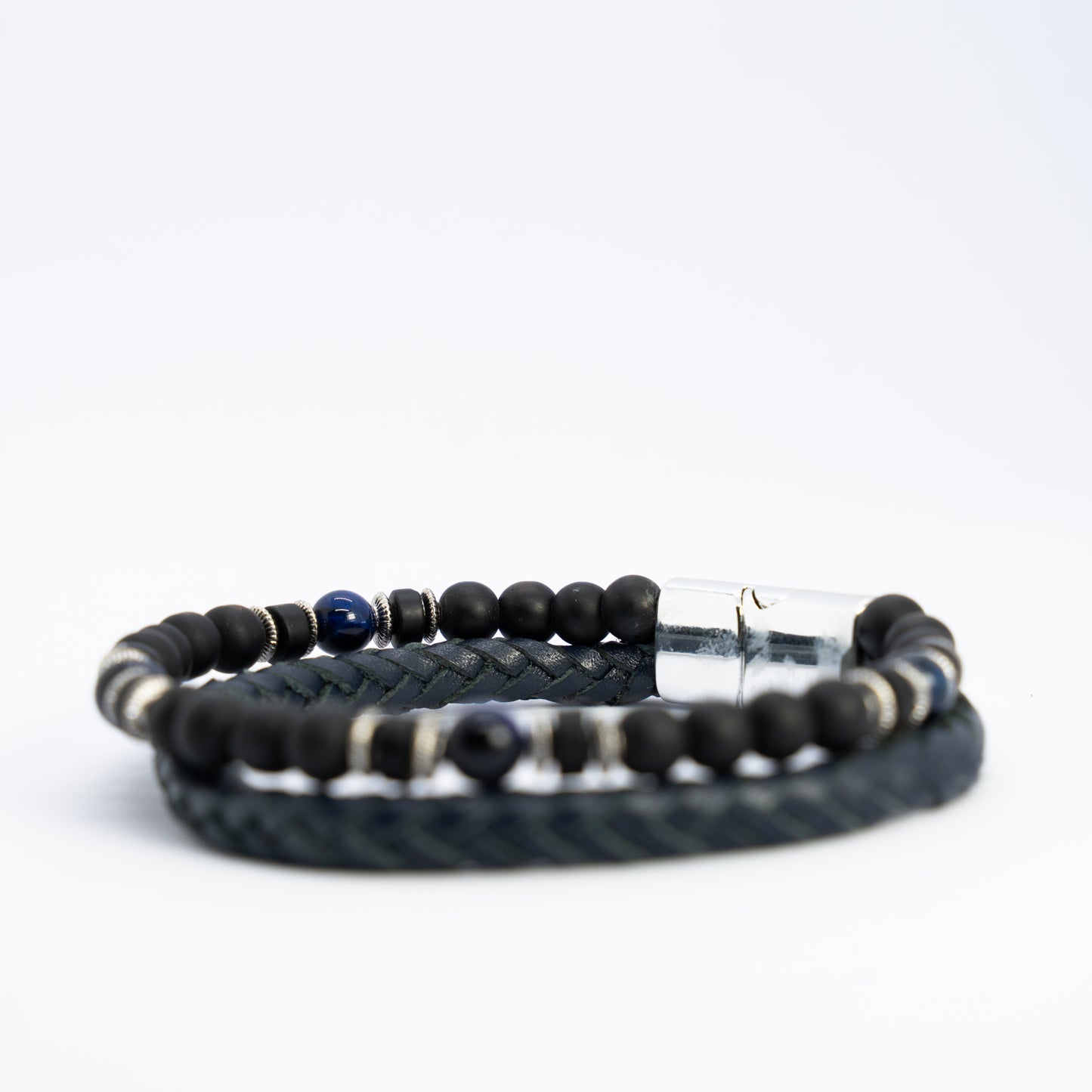 Smoke & Steel Bracelet Stack