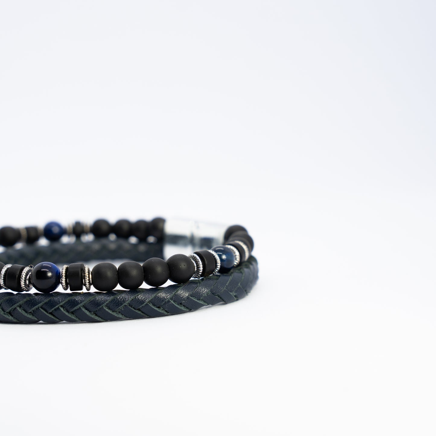 Smoke & Steel Bracelet Stack