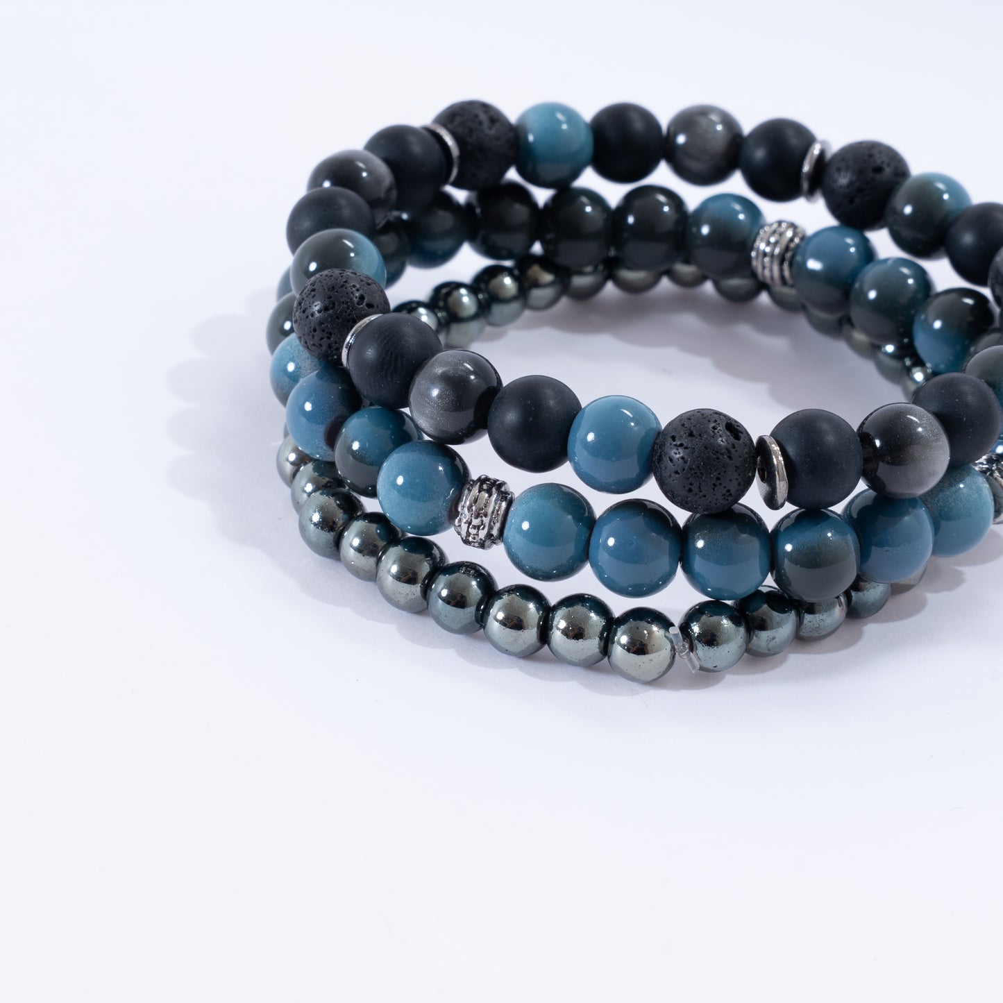 Ocean Horizon Bracelet Stack