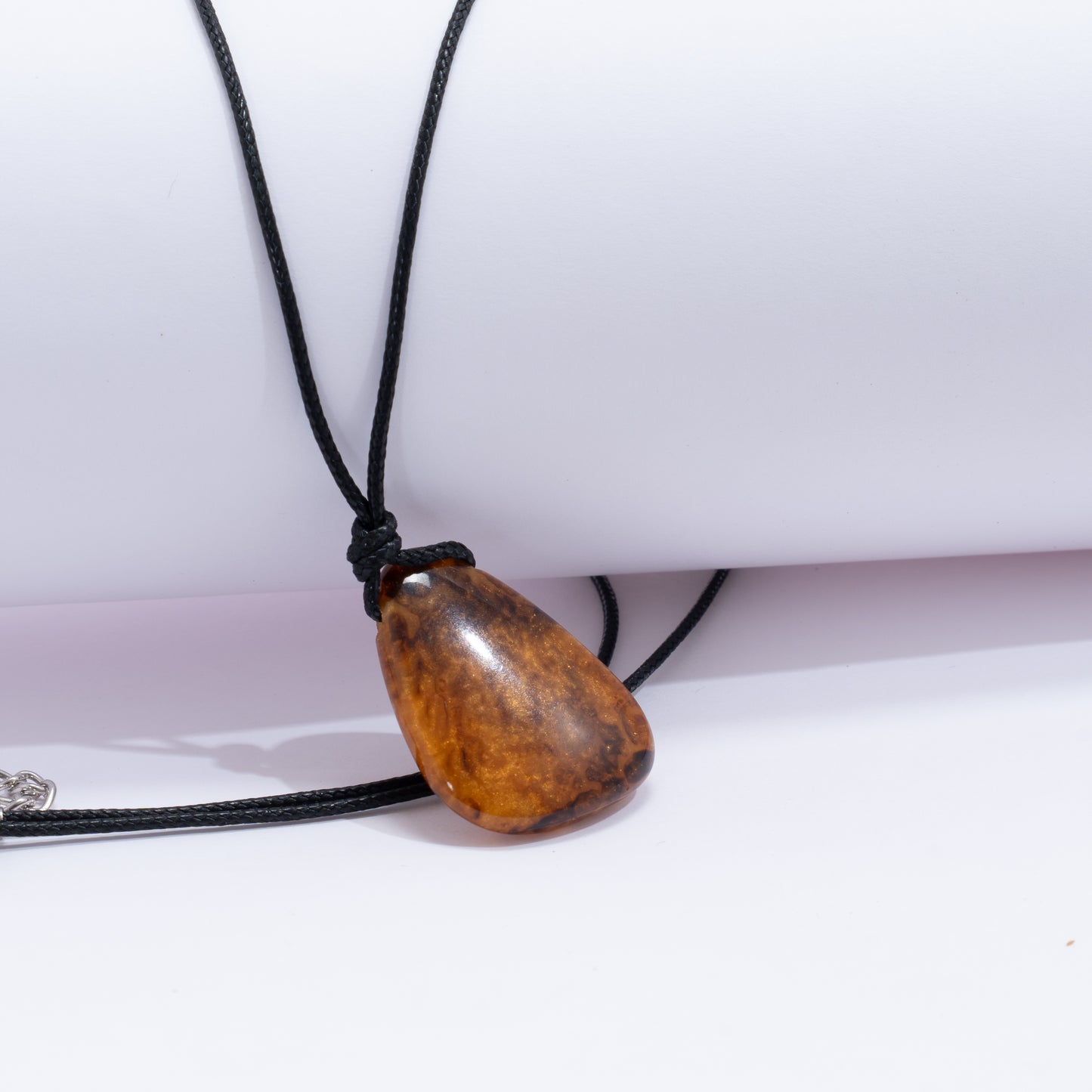 Amber Flame Necklace