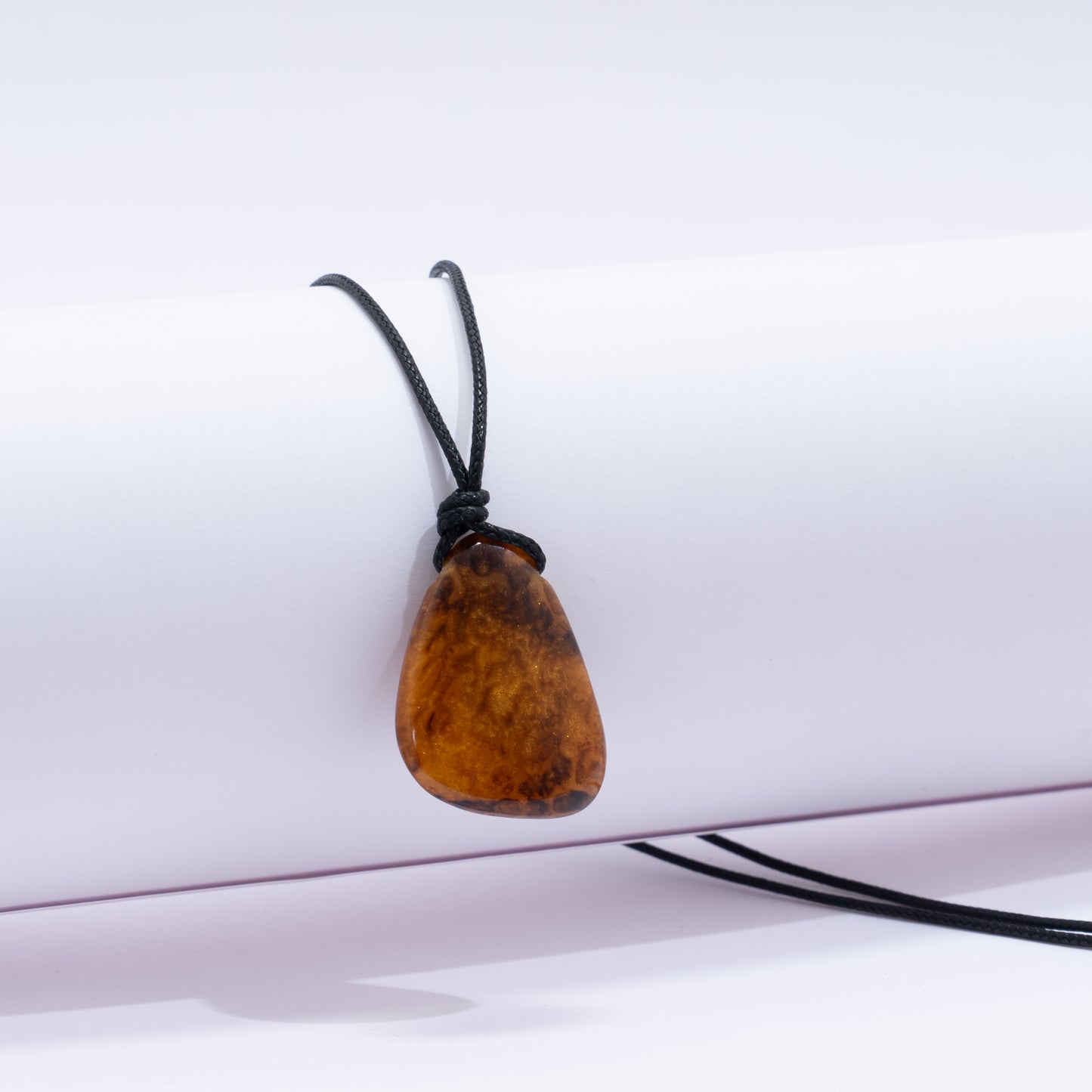 Amber Flame Necklace