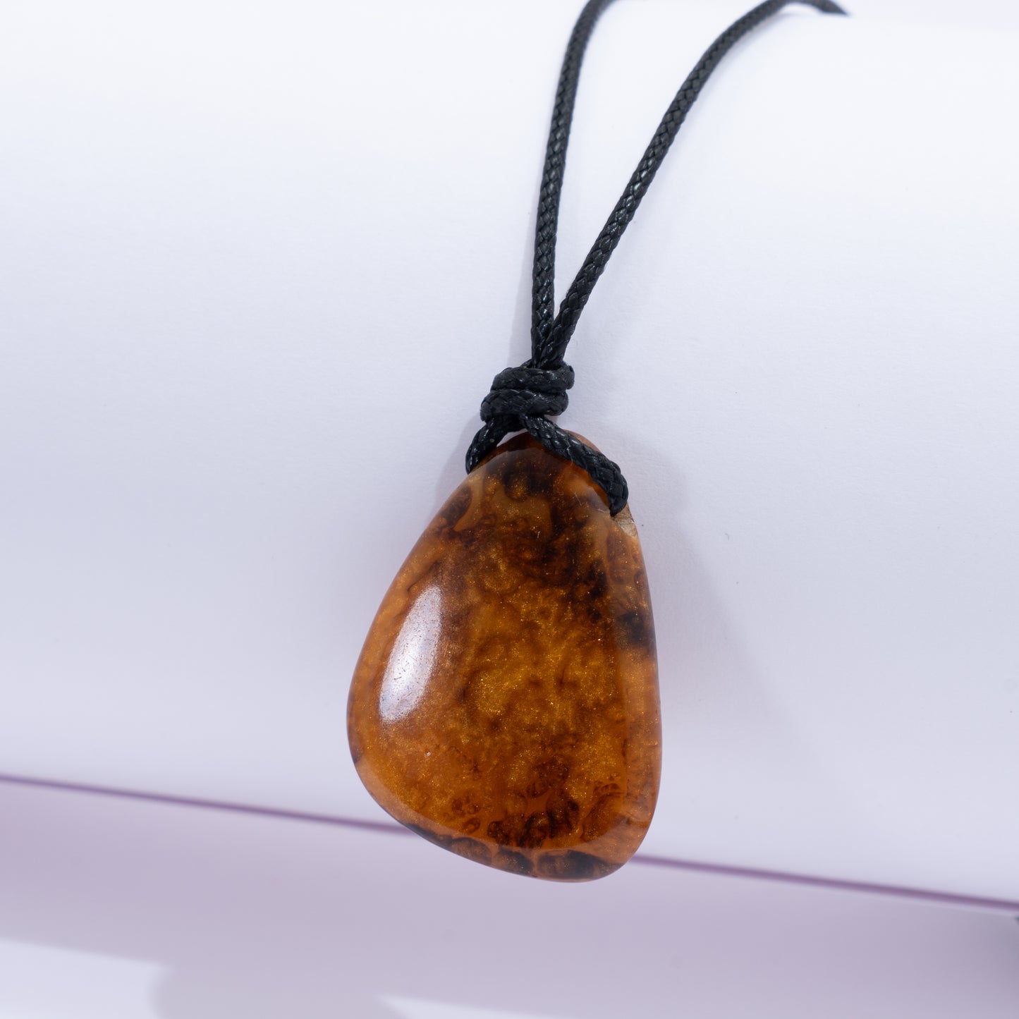 Amber Flame Necklace