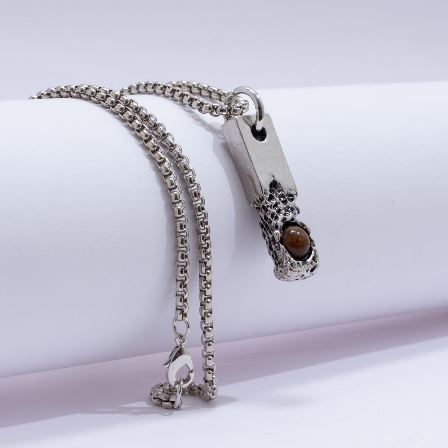 The Rough-Cut Keeper Necklace