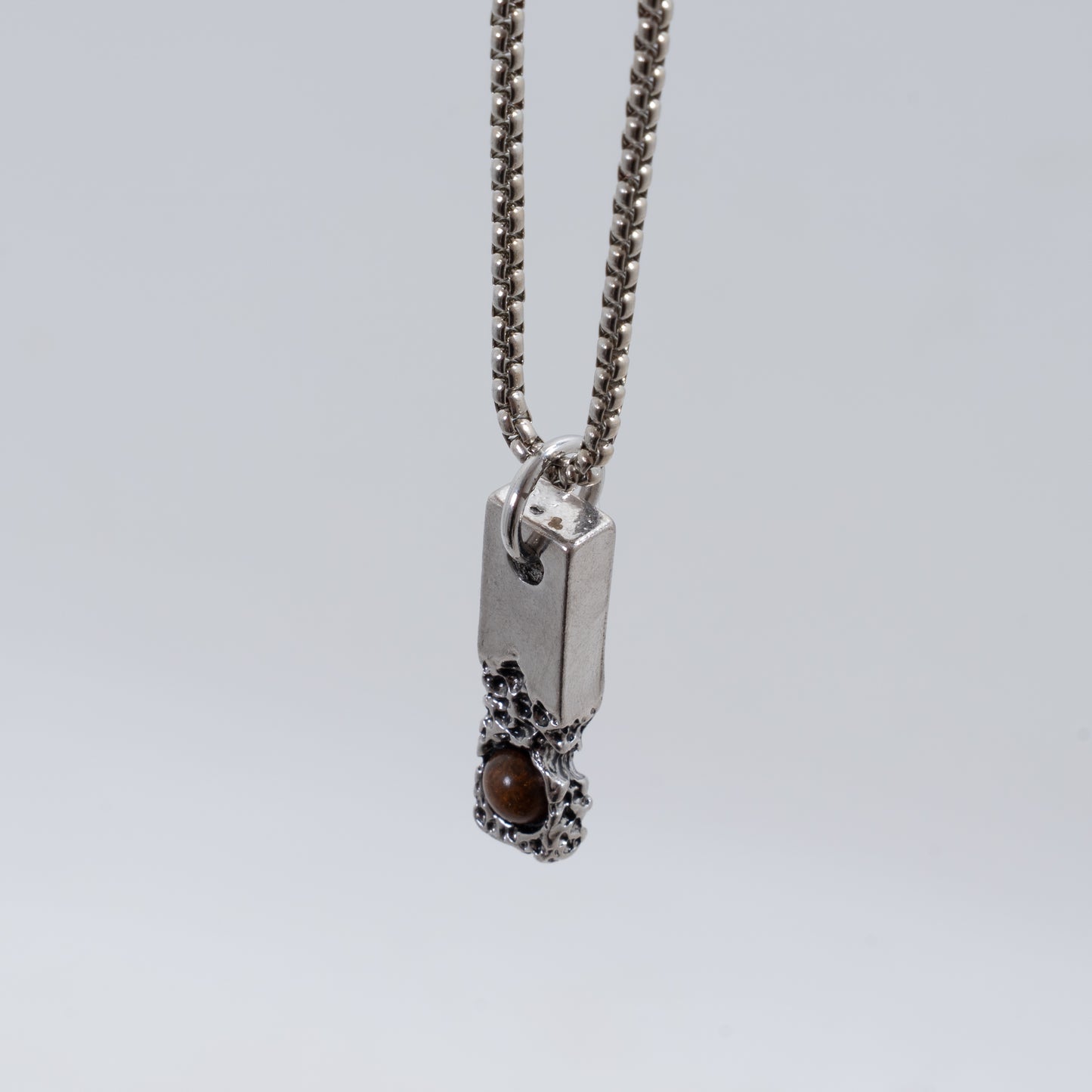The Rough-Cut Keeper Necklace