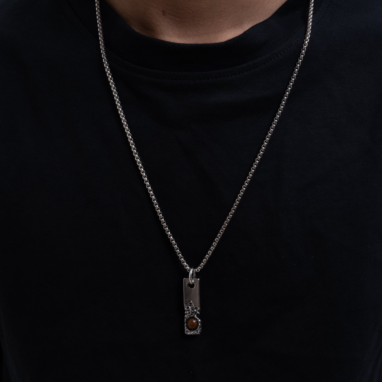 The Rough-Cut Keeper Necklace