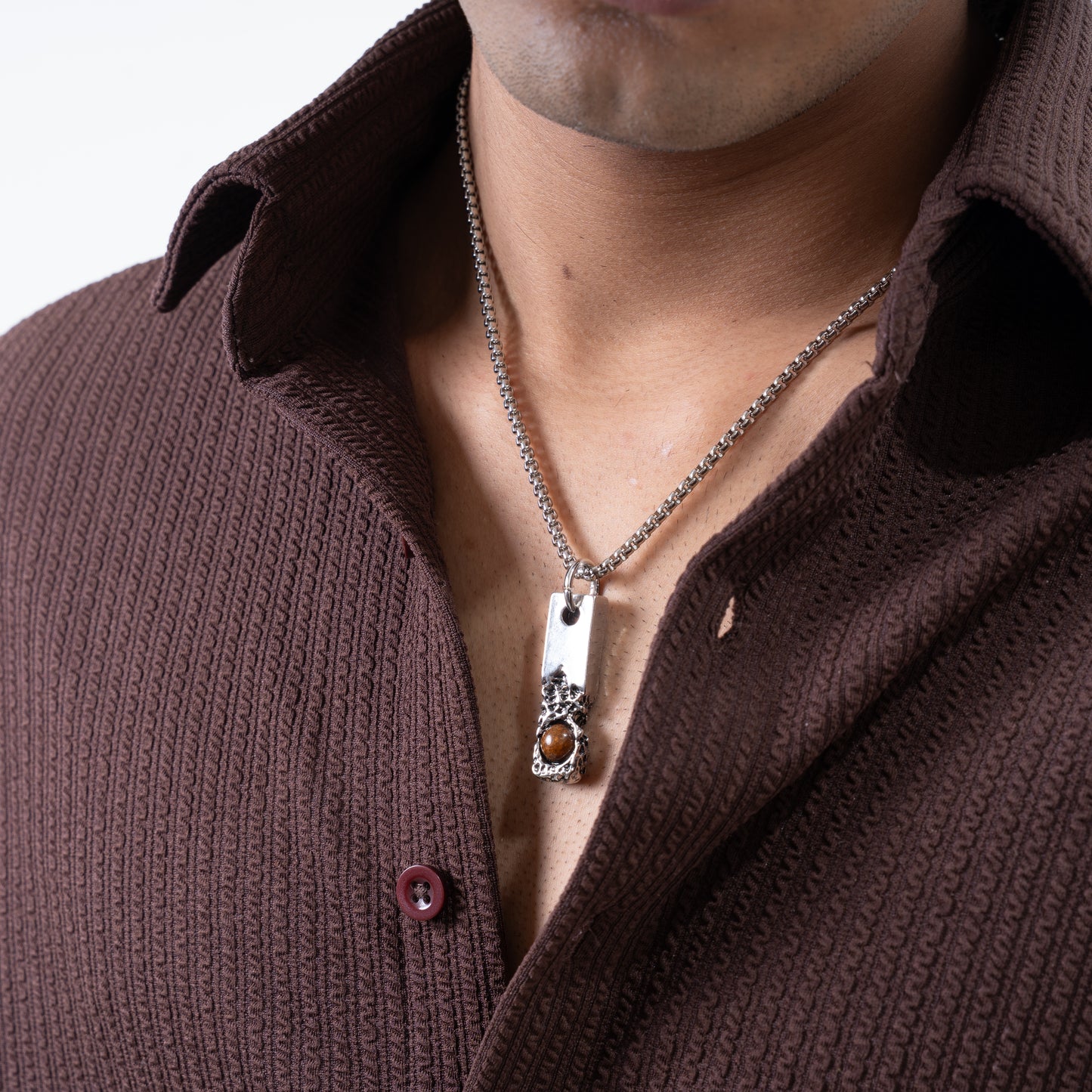 The Rough-Cut Keeper Necklace