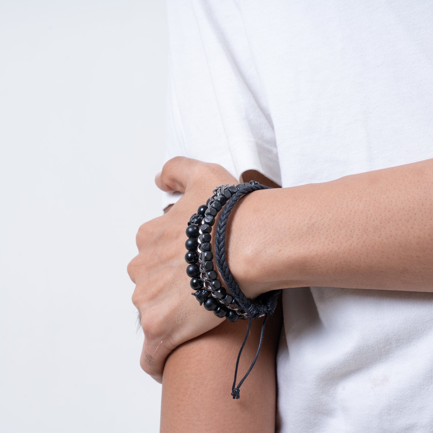 Serpent stone Bracelet stack