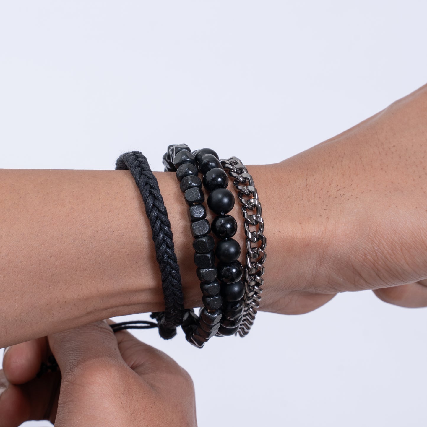 Serpent stone Bracelet stack