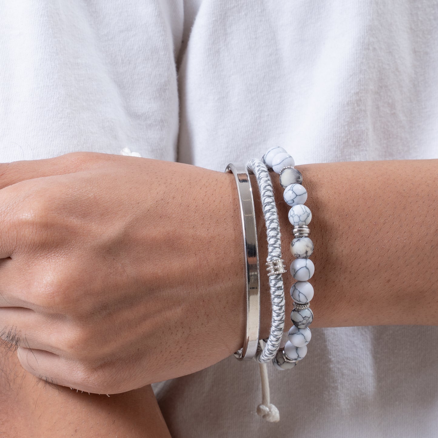 Celestial Veil Bracelet Stack