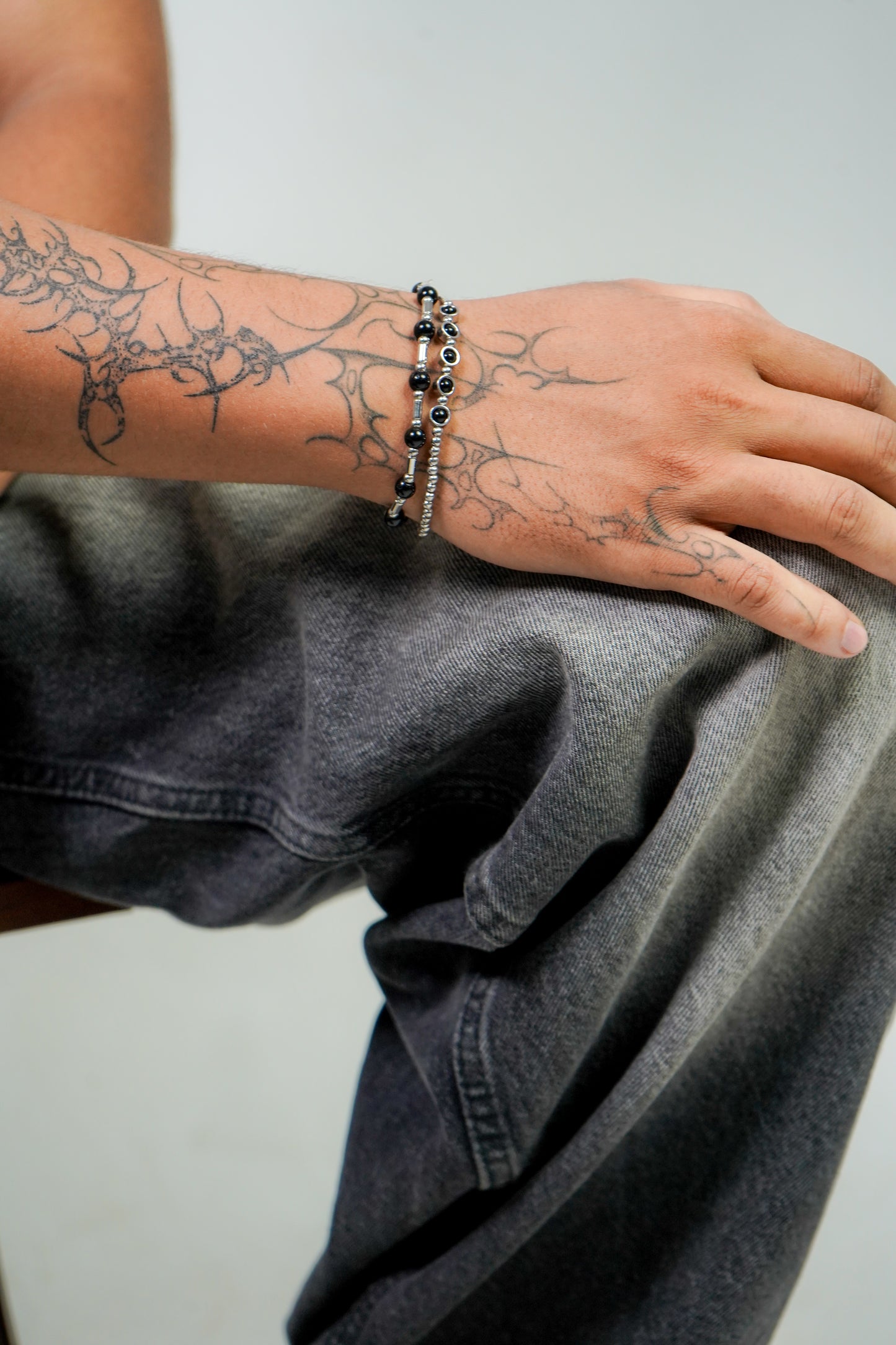 Silver Ivy Bracelet Stack