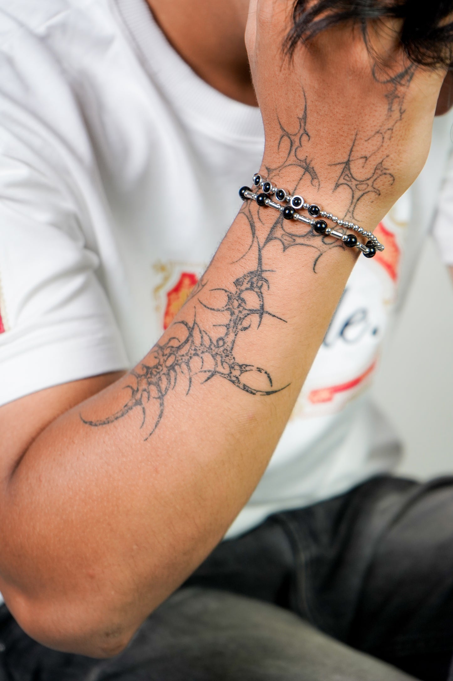 Silver Ivy Bracelet Stack