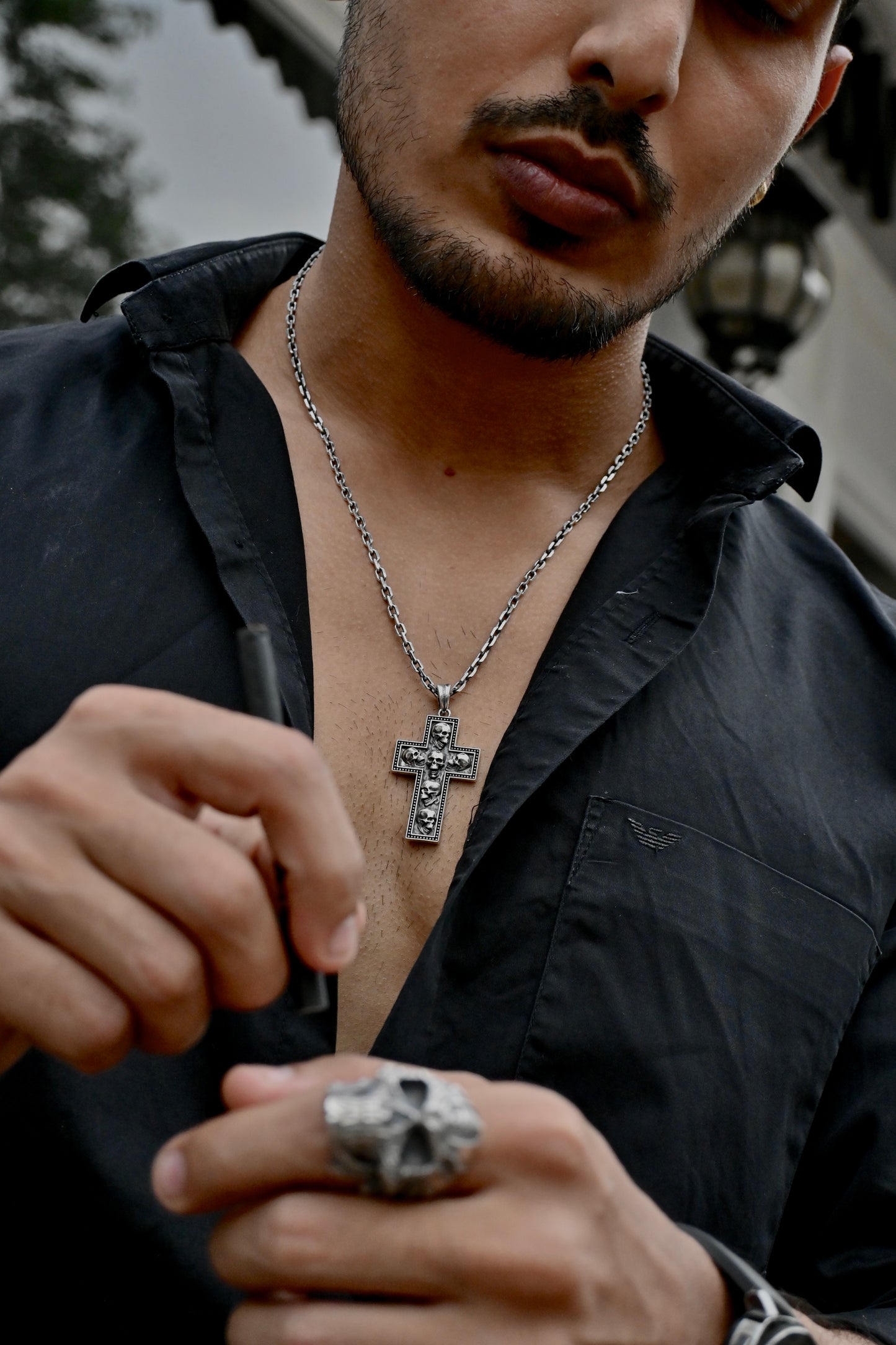 Hellman Cross Pendant (Sterling Silver)
