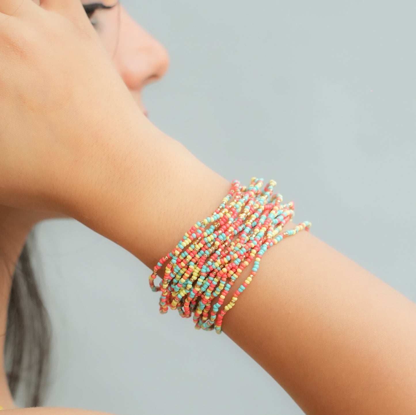Spring Sprinkles Beaded Bracelet