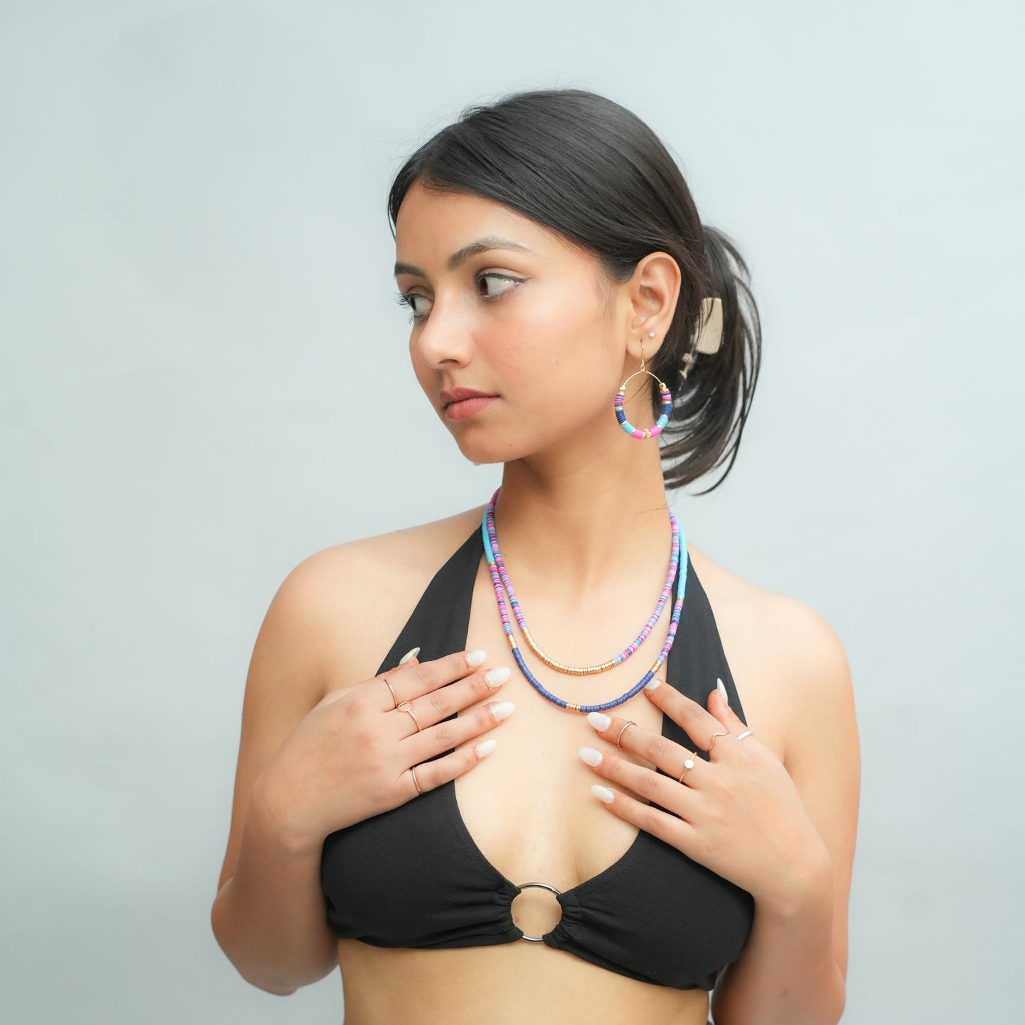 Celestial Coast Beaded Necklace