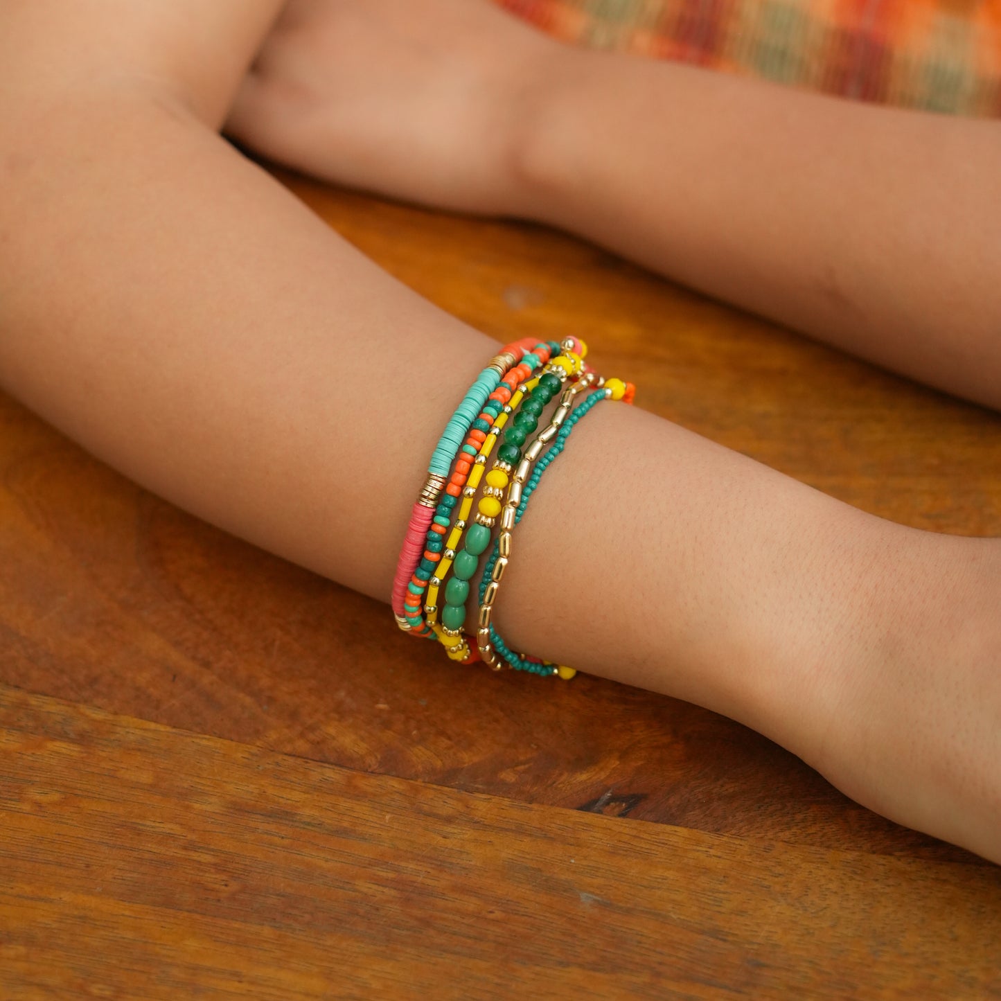 Colourful Confetti Beaded Bracelet