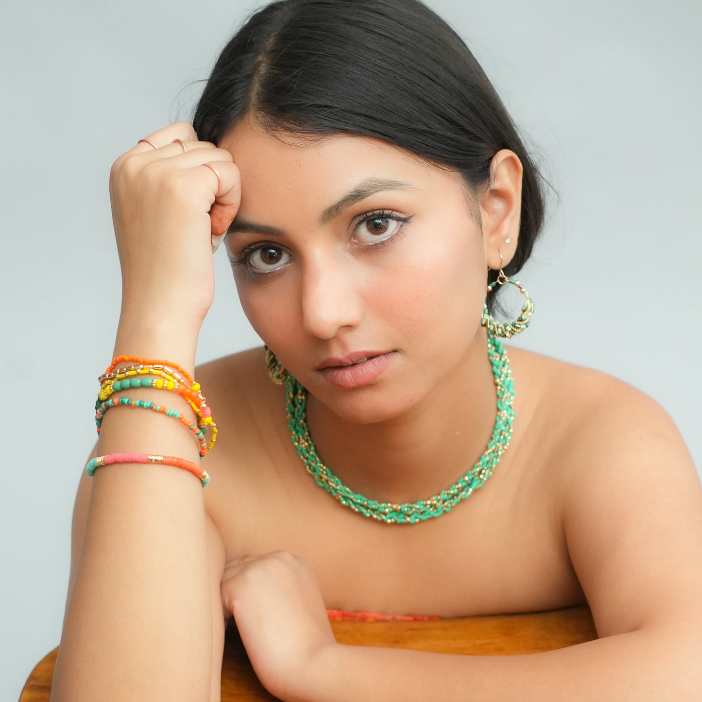 Mint Mirage Twirl Necklace