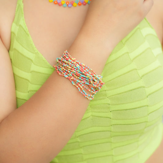 Spring Sprinkles Beaded Bracelet