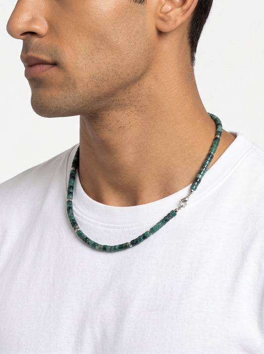 Mono Green Beads