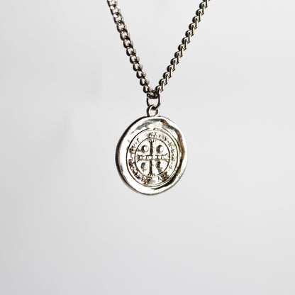 Captain's Compass Layered Men's Pendant