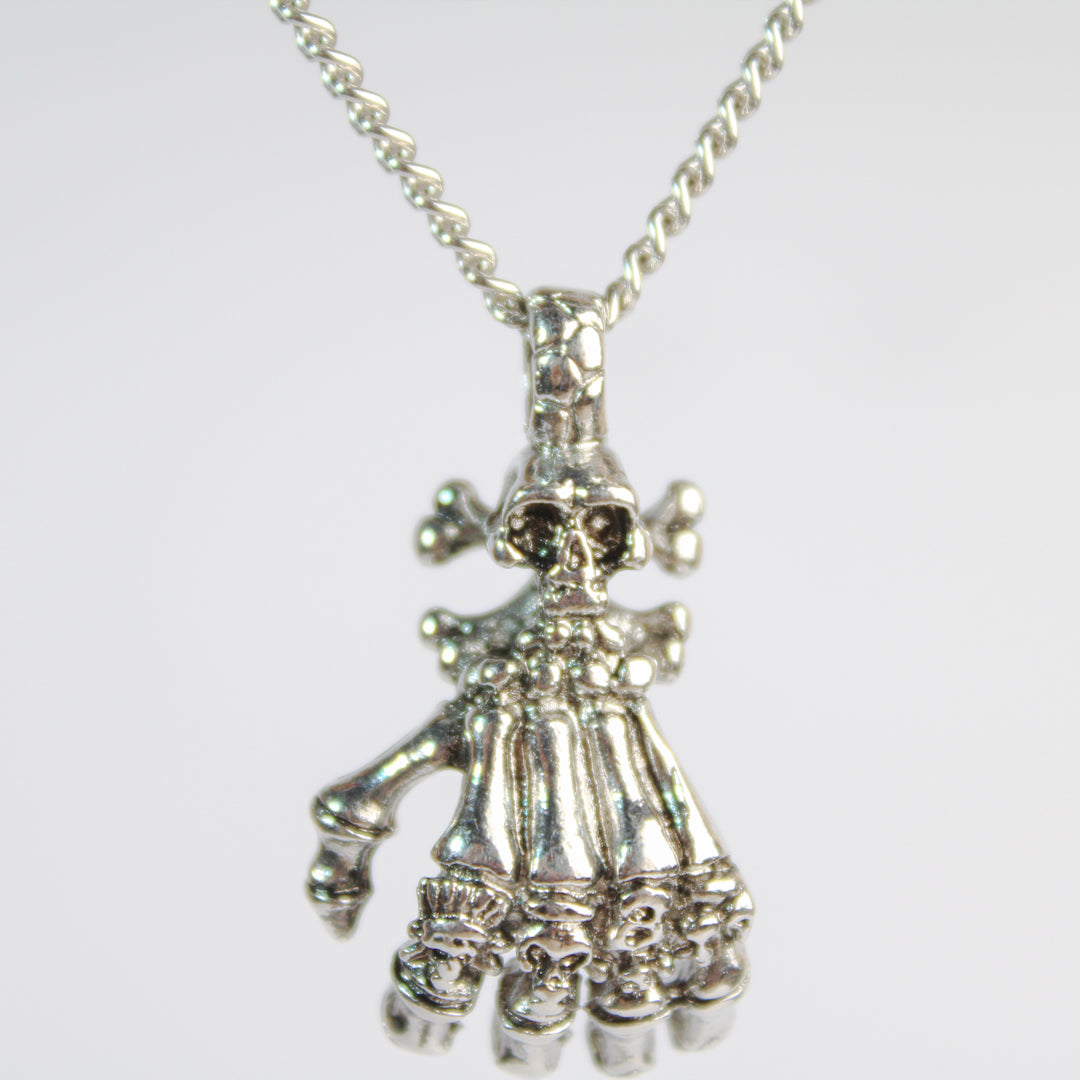 Hanging skeleton Necklace