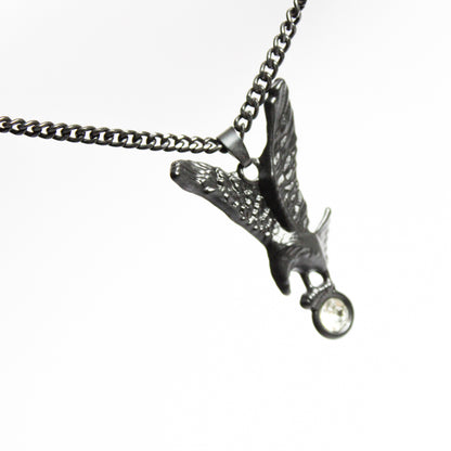 Eagle Necklace - Black