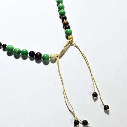 Leaflight beaded necklace